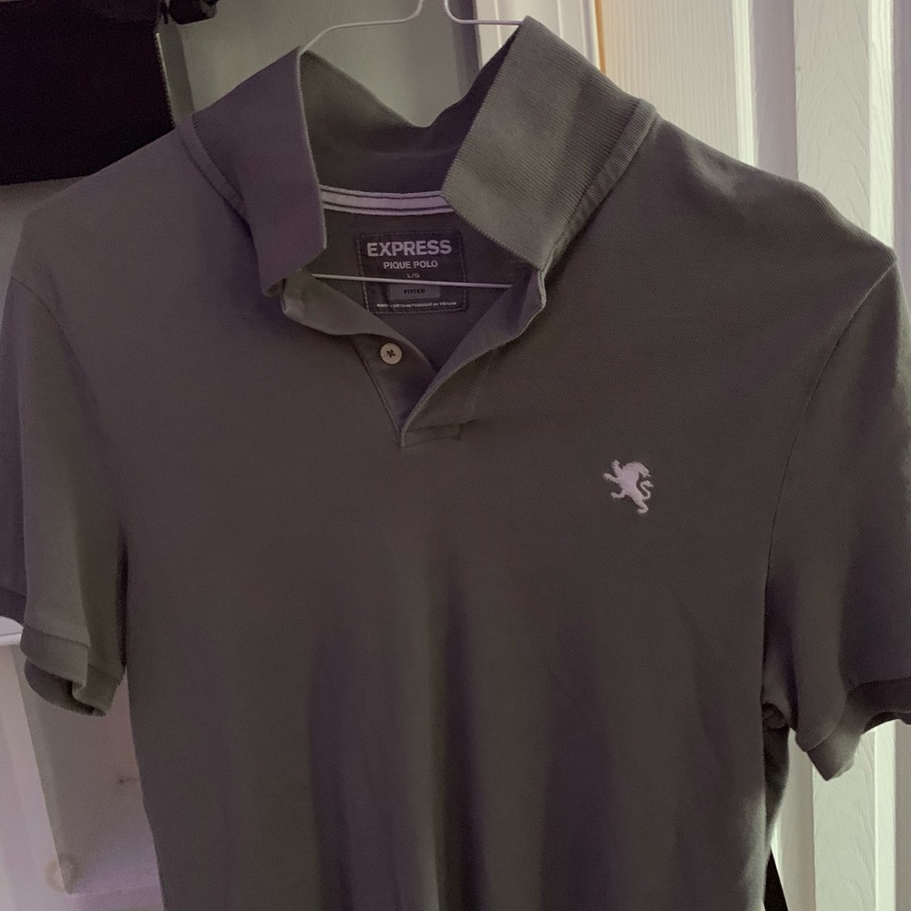 Men’s express grey polo